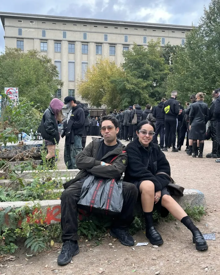 Zombies in Miami outside Berghain