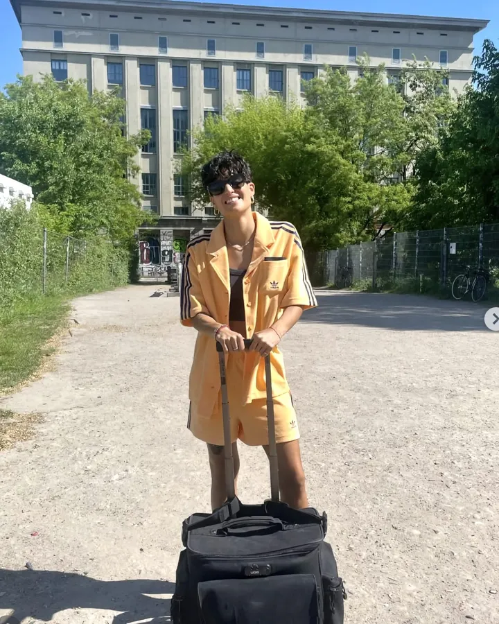 Katy de Jesus outside of Berghain in Berlin June 2024