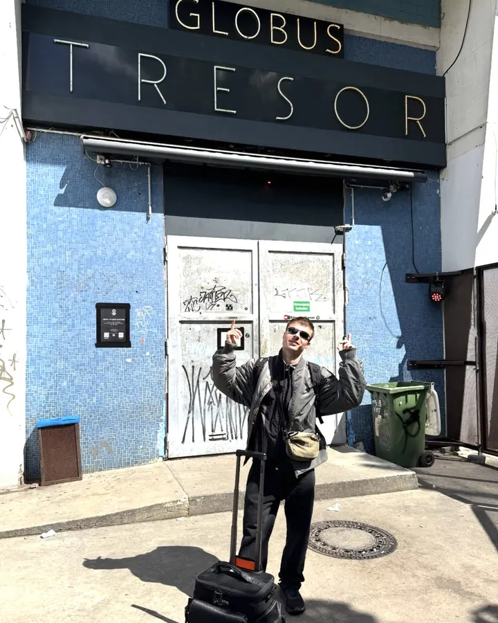 Slin at Tresor after his 5 hour closing set on 8th May 2026