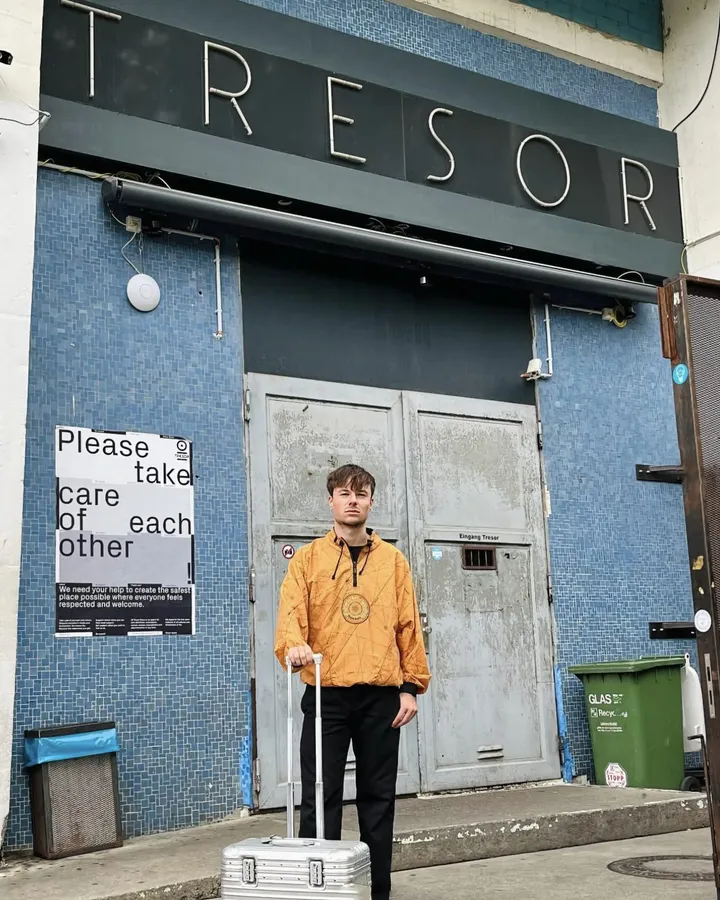 Slin at Tresor before his debut at Tresor where he opened the club on 28 Sep 2022