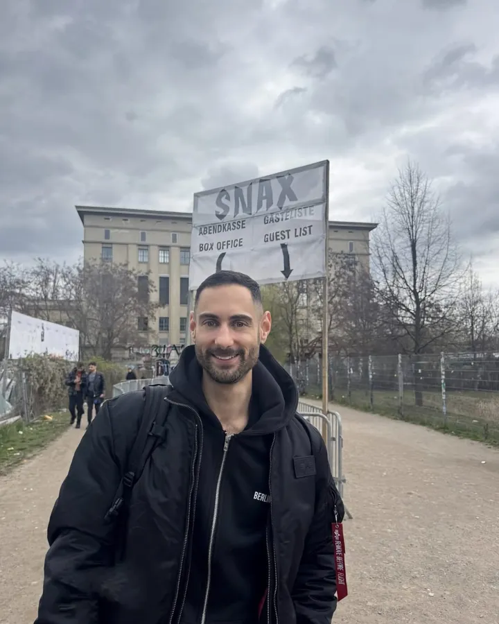 Tom Peters after playing at SNAX at Berghain on 4 Apr 2026