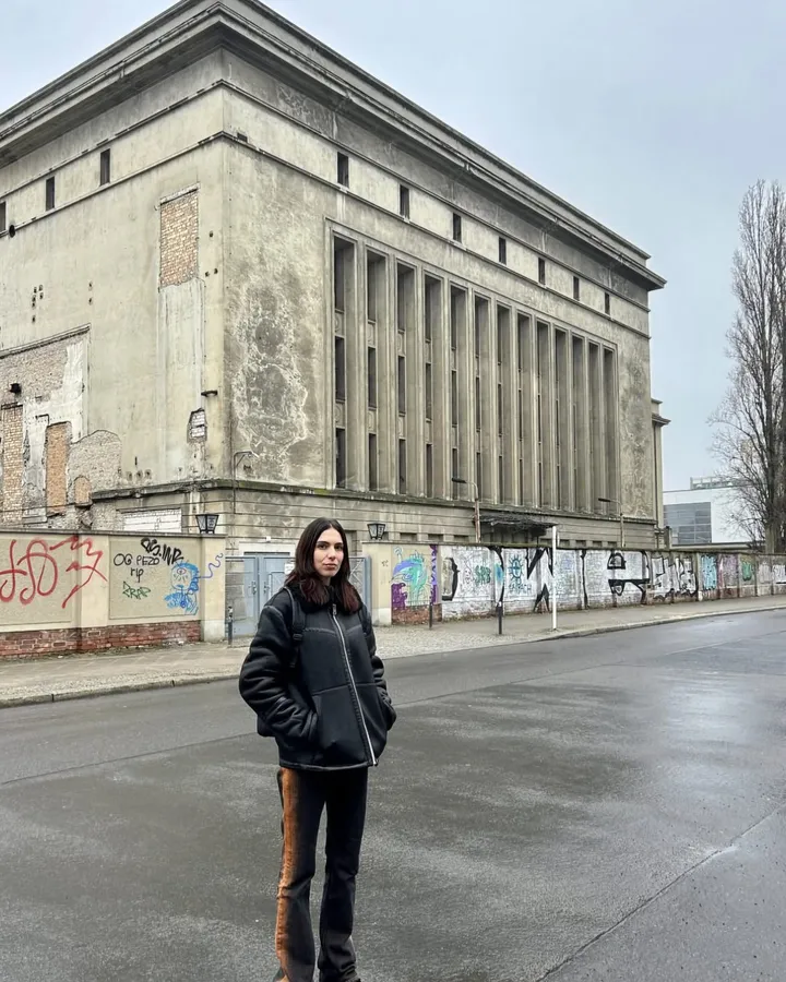 Blanka outside Berghain April 2024