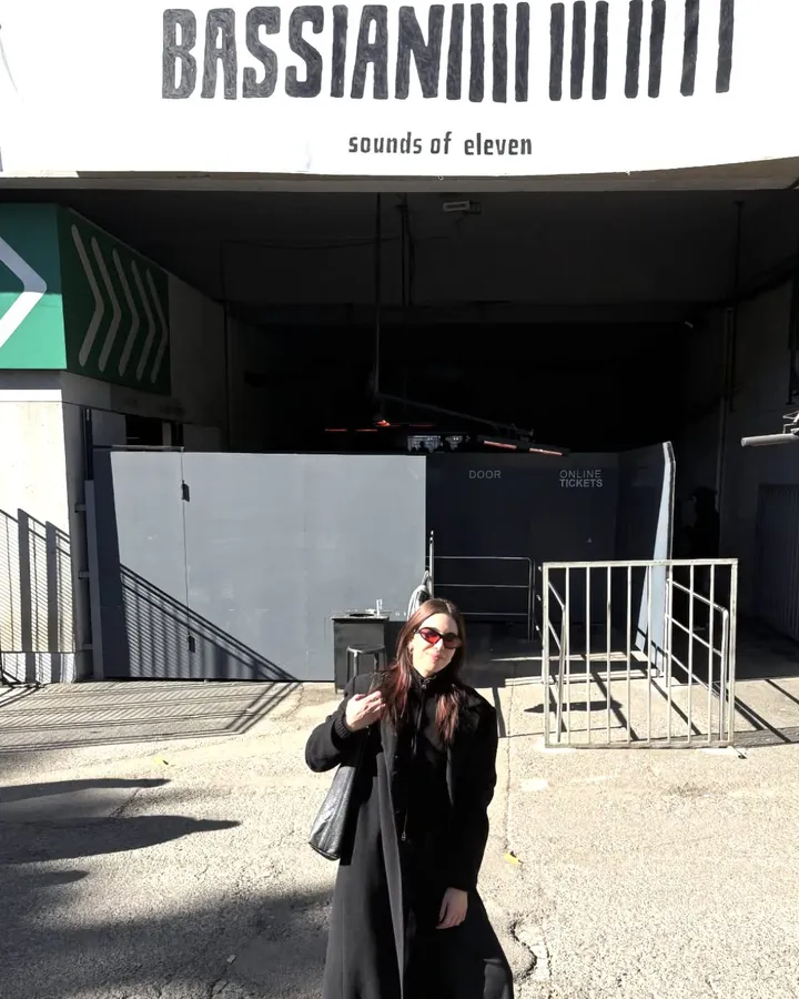 Blanka outside Bassiani 2025