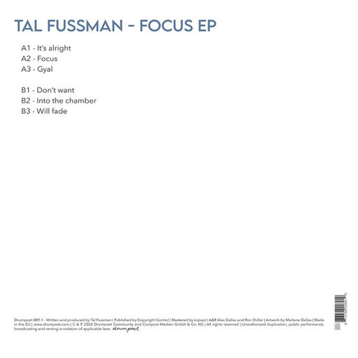 Tal Fussman – Tal Fussman — Focus EP, image 2
