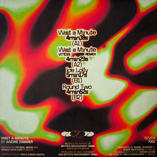 Andre Zimmer – Andre Zimmer - Wait a Minute | SEVEN7002 Vinyl, image 4