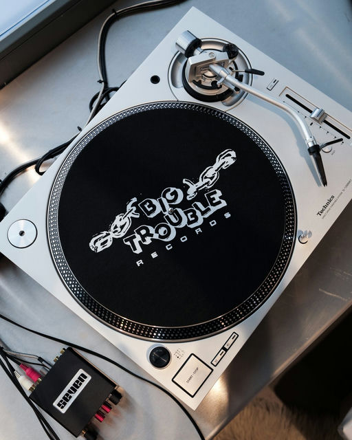 Big Trouble Records Black Slipmat