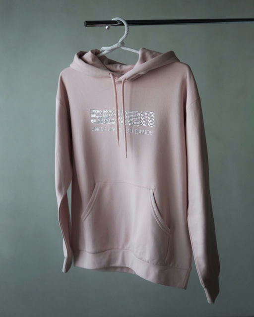 SEVEN Pink Zip Up Rhinestone Hoodie