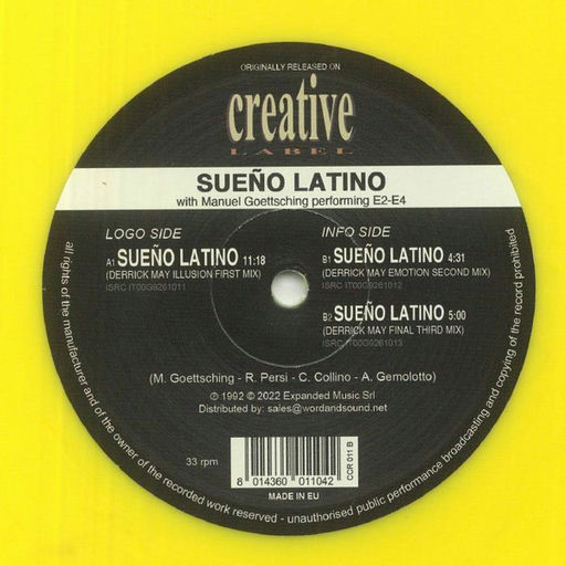 Sueño Latino – Sueño Latino Sueño Latino (Derrick May Remixes), image 2