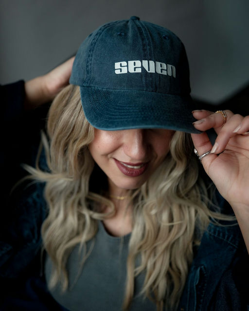 SEVEN Blue Washed Cap